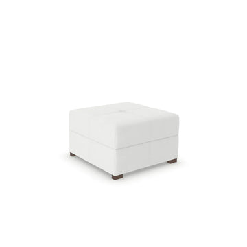 Ex Display - Square Corner Footstool - 82cm x 82cm - Micro Velvet Coral Pink (SHUB509)
