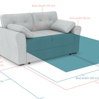 Jodie Two-Seater Sofa Bed