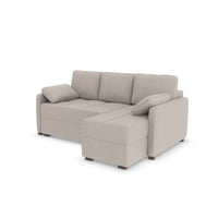 Ashley Corner Sofa Bed - RHF-Micro Weave Linen (SHUB737)