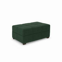 Harry Corner Footstool - 108x70cm-Micro Weave Green (SHUB740)