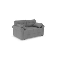Ex Display - Delanie Two-Seater Sofa Bed-Micro Weave Pebble (SHUB754)