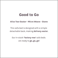 Good To Go | Alice Two-Seater