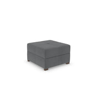 Ex Display - George/Charlie Square Corner Footstool - 82x82cm-Micro Weave Stone (SHUB788)
