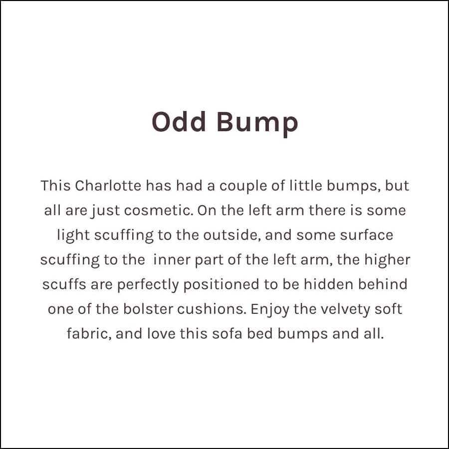 Odd Bump | Charlotte Three-Seater