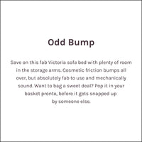 Odd Bump | Victoria Two-Seater