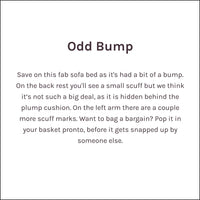 Odd Bump | Victoria Three-Seater