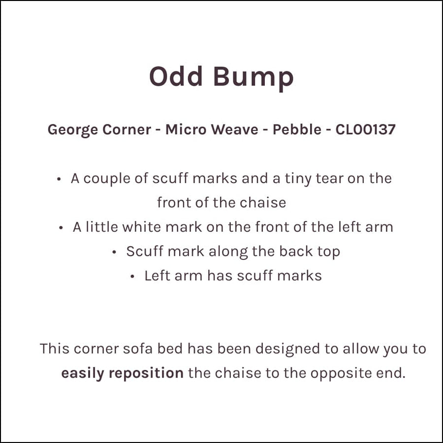Odd Bump | George Corner