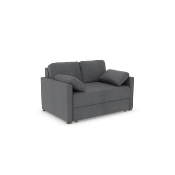 Ex Display - Alice Two-Seater Sofa Bed-Micro Weave Stone (SHUB640)