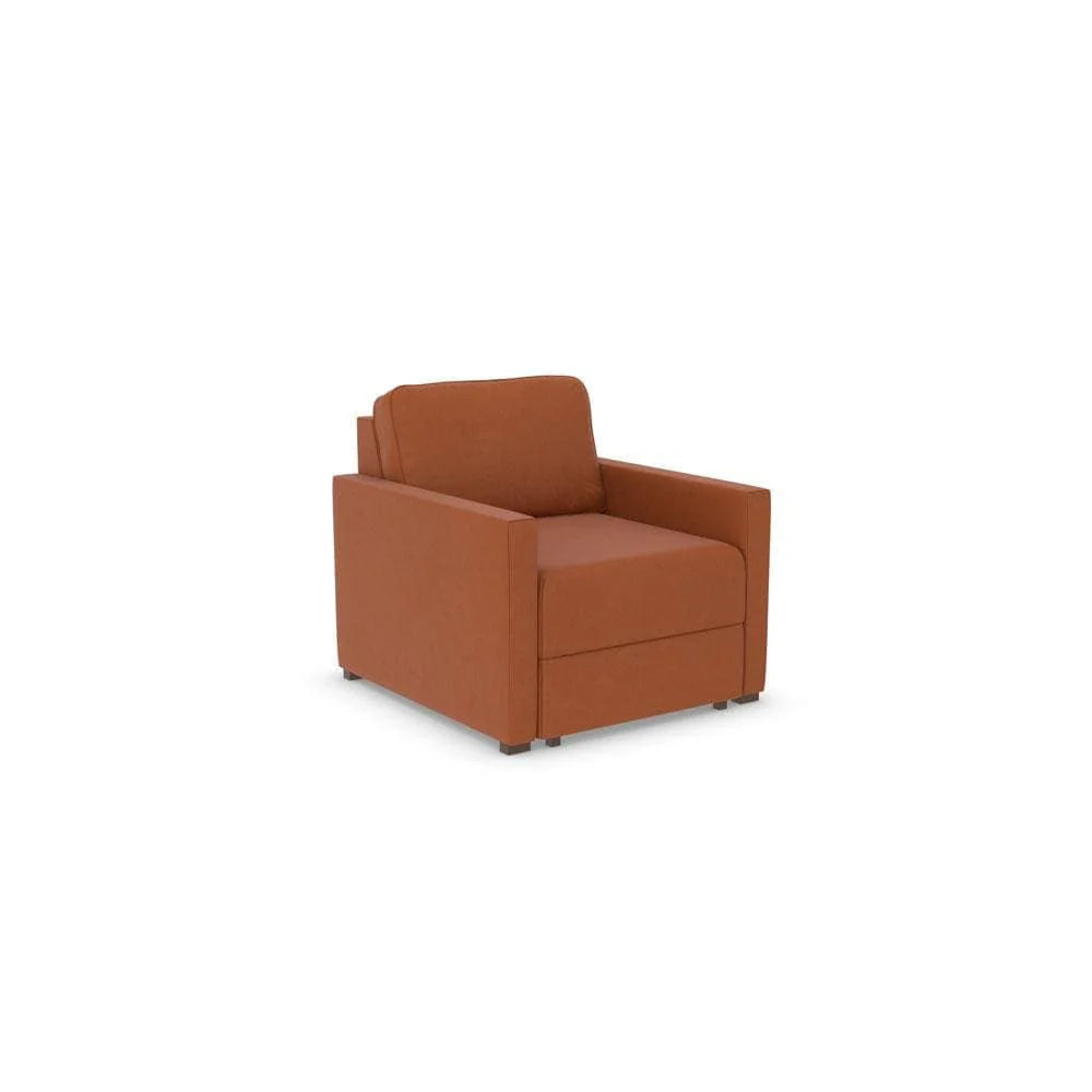 Ex Display Alice Chair Bed Settee Micro Cloth Foxy