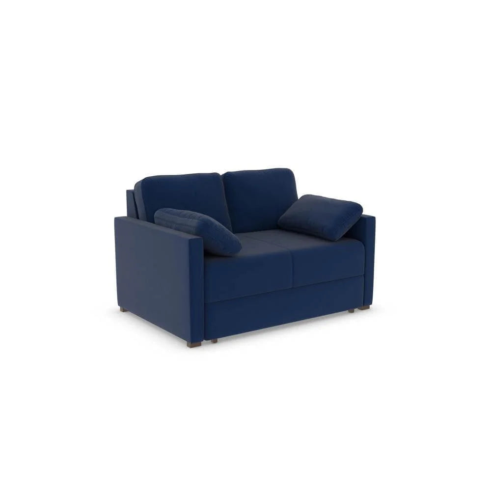 Ex Display - Alice Two-Seater Sofa Bed-Micro Velvet Oxford Blue (SHUB662)