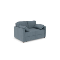 Ex Display - Alice Two-Seater Sofa Bed-Micro Weave Sky (SHUB663)