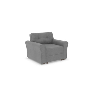 Good To Go - Jodie Chair Bed Settee-Micro Weave Pebble (SHUB748)