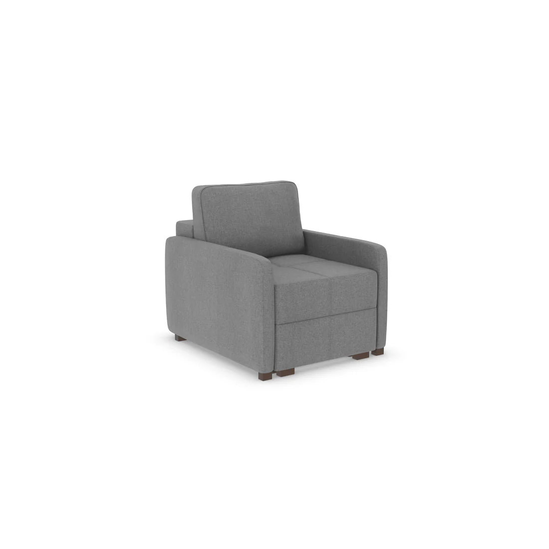 Ex Display - Ashley Chair Bed Settee-Micro Weave Pebble (SHUB756)