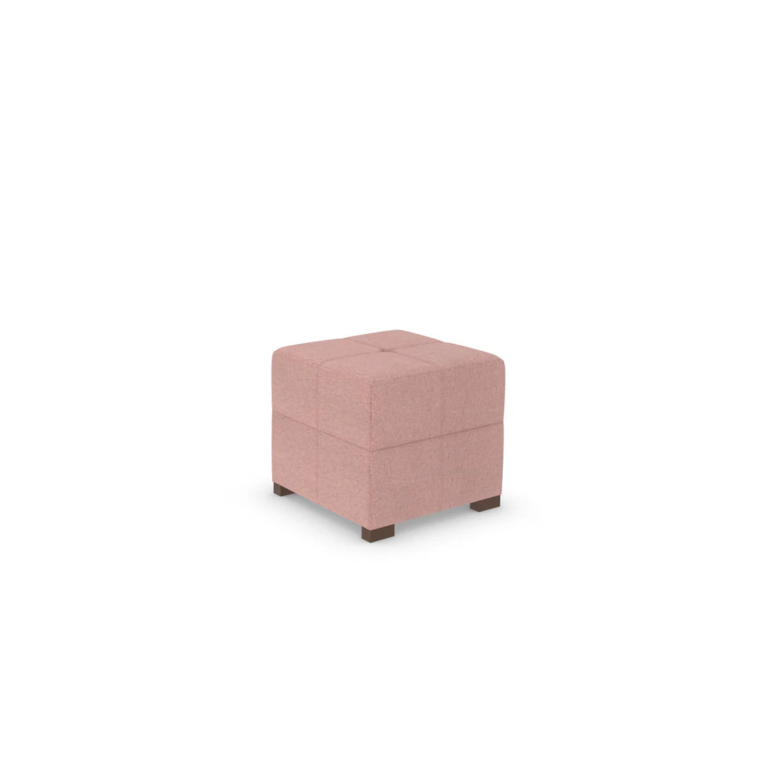 Ex Display - Ashley Corner Footstool - 55x55cm-Micro Weave Candy (SHUB759)