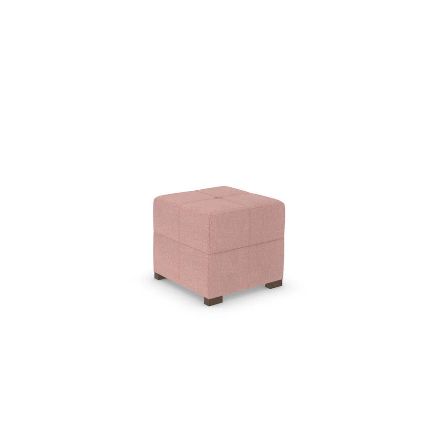 Ex Display - Ashley Corner Footstool - 55x55cm-Micro Weave Candy (SHUB759)