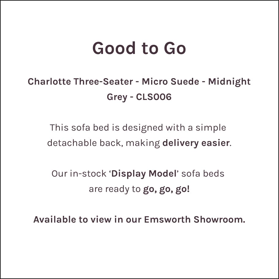 Good To Go | Charlotte Three-Seater