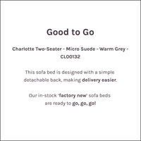 Good To Go | Charlotte Two-Seater