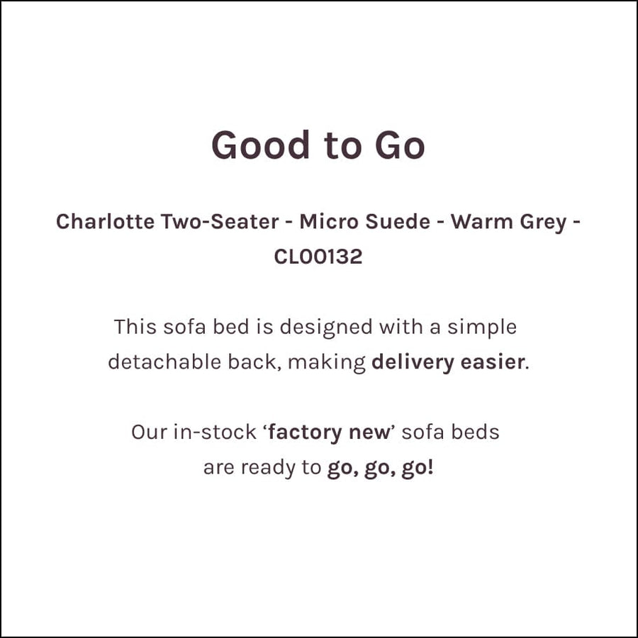 Good To Go | Charlotte Two-Seater