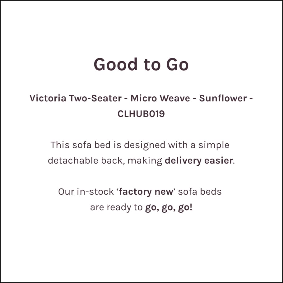 Good To Go | Victoria Two-Seater