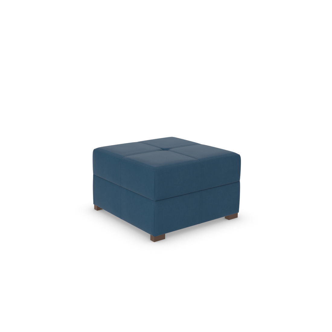 Lane Home Solutions Pacific Steel Blue Storage Ottoman: Stylish & Functional Storage