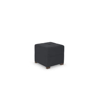 Ex Display - Ashley Corner Footstool - 55x55cm-Micro Suede Midnight Grey (SHUB768)