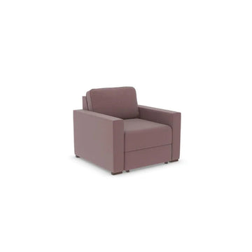 Ex Display - Charlotte Chair Bed - Micro Velvet - Maroon  (SHUB464)