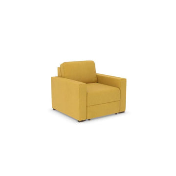 Ex Display - Charlotte Chair Bed - Micro Weave - Sunflower (Shub488)