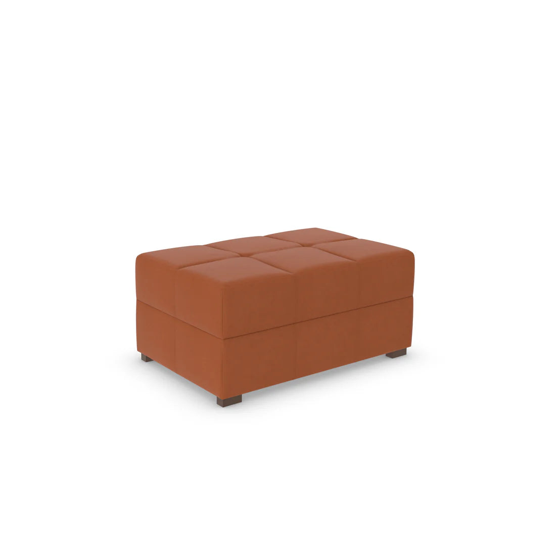 Ex Display Ashley Corner Footstool 108x70cm Micro Cloth Foxy